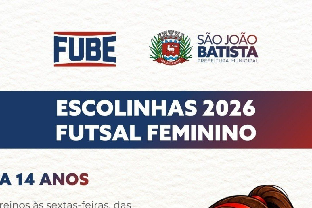 Fube abre inscrições para escolinha de futsal feminino