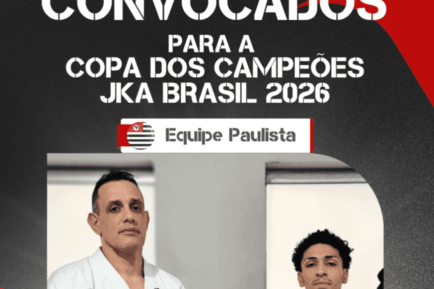 Karatê de Pederneiras tem representantes convocados para a Copa dos Campeões JKA Brasil 2026