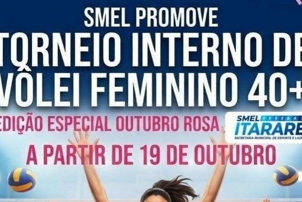 Itararé (SP) promove Torneio Interno de Vôlei Feminino 40+ em alusão ao Outubro Rosa