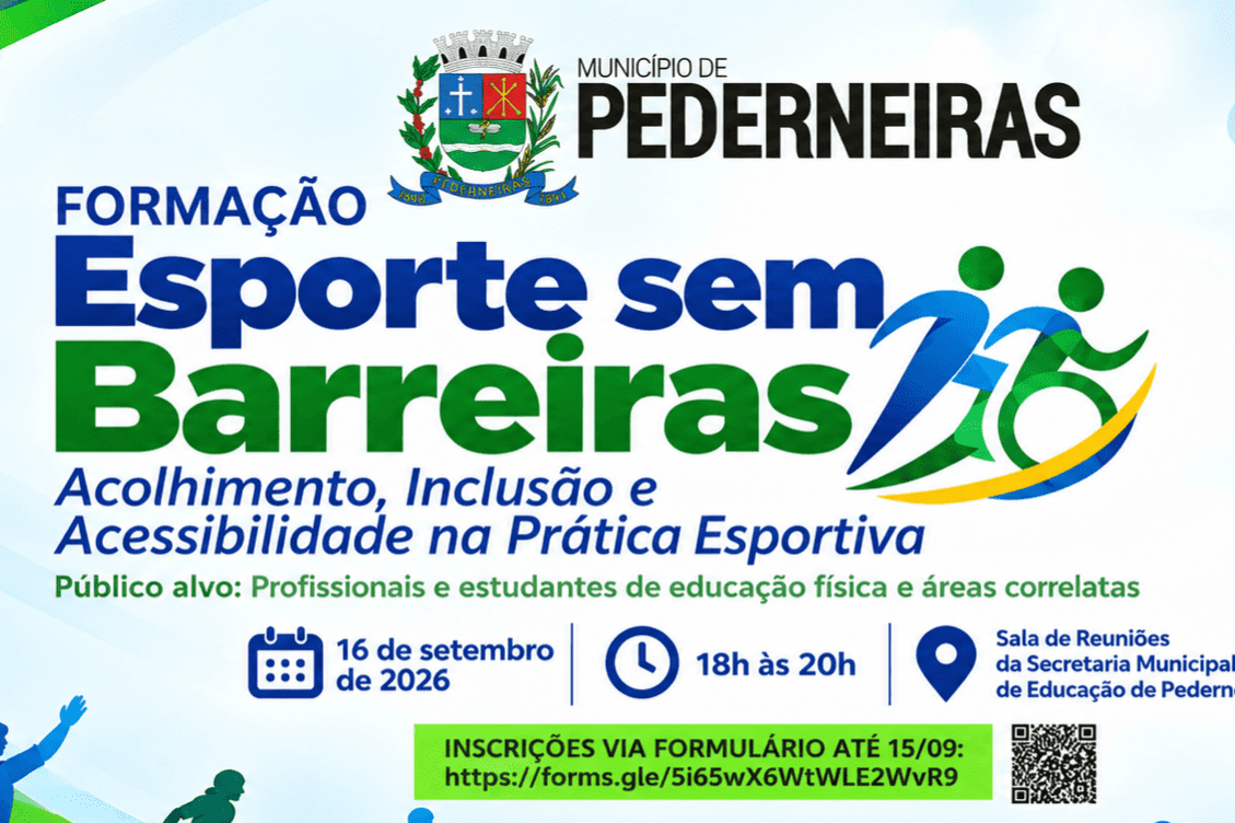 Pederneiras promove formação sobre inclusão e acessibilidade na prática esportiva