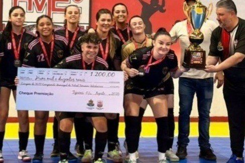 Areias vence Joáia e conquista o título do Campeonato Municipal Feminino Interbairros de Futsal