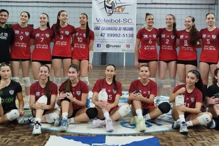 Equipe de BC vence 2ª Etapa da Liga Catarinense de Voleibol Sub-16