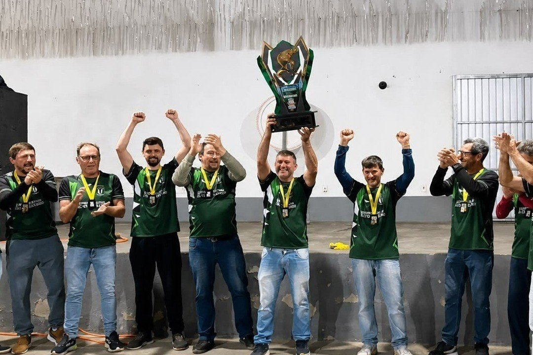 América/Alto Máximo conquista o título do Campeonato Municipal de Bocha Masculina de Luiz Alves (SC)