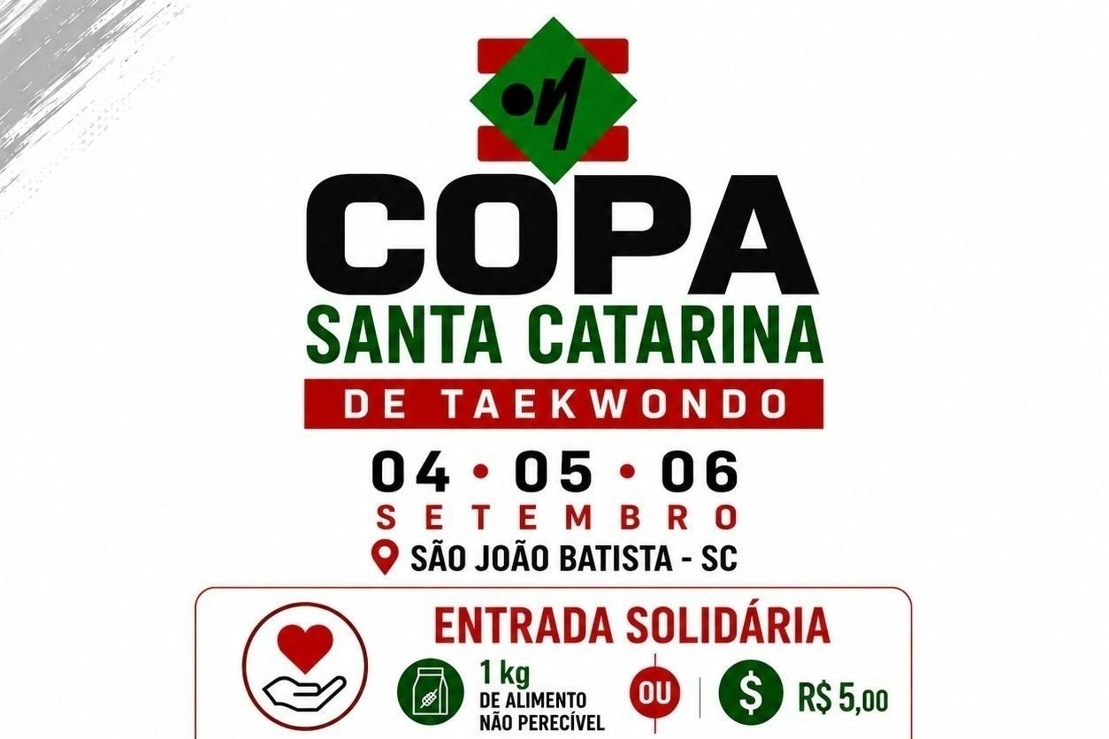 São João Batista sedia a Copa Santa Catarina de Taekwondo nesta semana