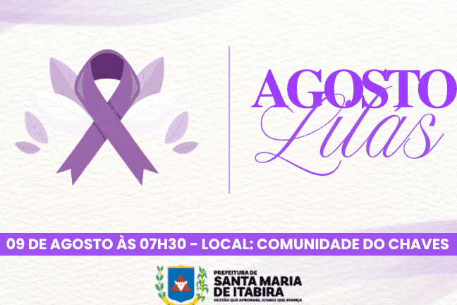 Santa Maria de Itabira promove programação esportiva do Agosto Lilás