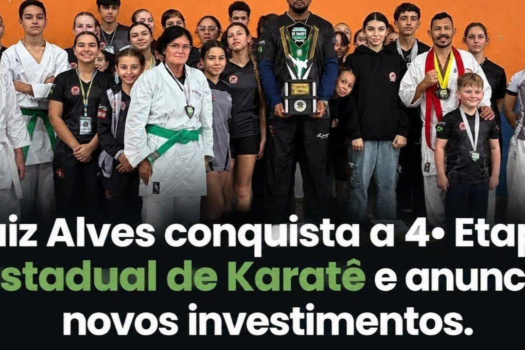 Luiz Alves conquista a 4ª etapa estadual de karatê e anuncia novos investimentos