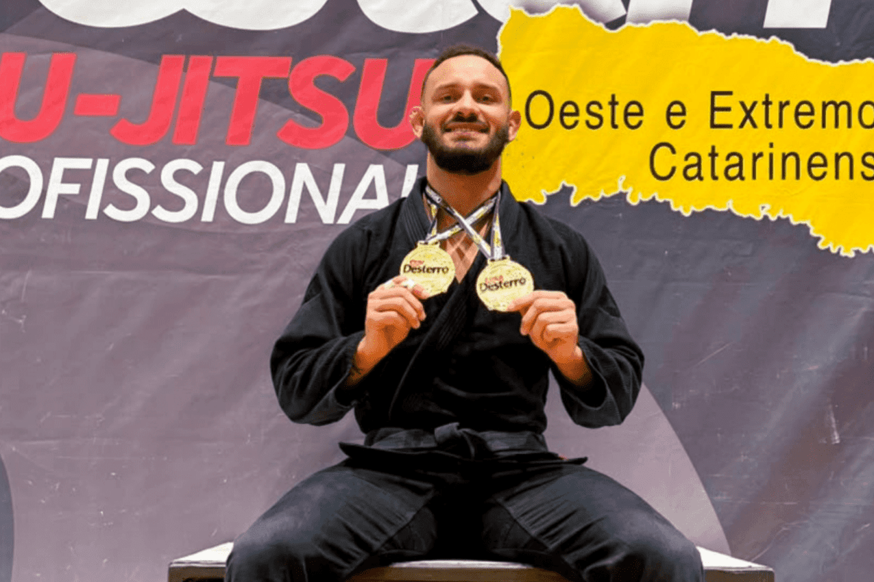 Sensei Romário conquista dois títulos na 3ª Etapa da Copa Desterro de Jiu-Jitsu
