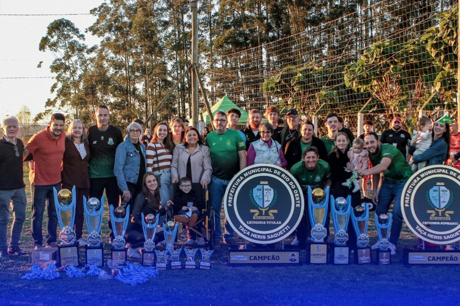 Verde Vale conquista tricampeonato do Campeonato Municipal de Futebol de Rio do Oeste