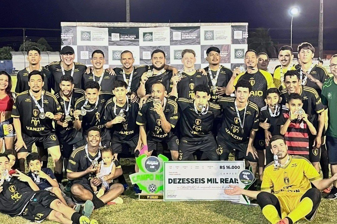 Pé de Rato conquista o título do Campeonato Municipal de Futebol 2026 de Campo Novo do Parecis