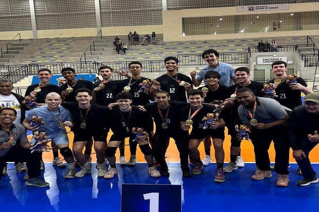 Louveira conquista título inédito no voleibol masculino dos 68º Jogos Regionais