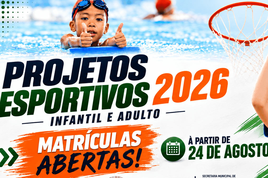 Pederneiras abre matrículas para projetos esportivos