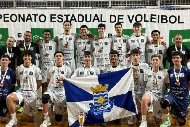 Equipe de BC se consagra vice-campeã da Série Ouro do Campeonato Estadual de Voleibol Sub-19