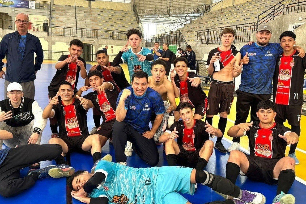 Futsal masculino de Itararé está na semifinal dos Jogos Regionais